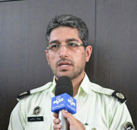 سرگرد روح الله زمانی رئیس پلیس آگاهی کیش