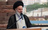 تقدیر امام جمعه قم از فضای معنوی در کیش تقدیر امام جمعه قم از فضای معنوی در کیش