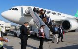 پرواز سلیمانیه در فرودگاه بین المللی کیش برای نخستین بار بر زمین نشست پرواز سلیمانیه در فرودگاه بین المللی کیش برای نخستین بار بر زمین نشست