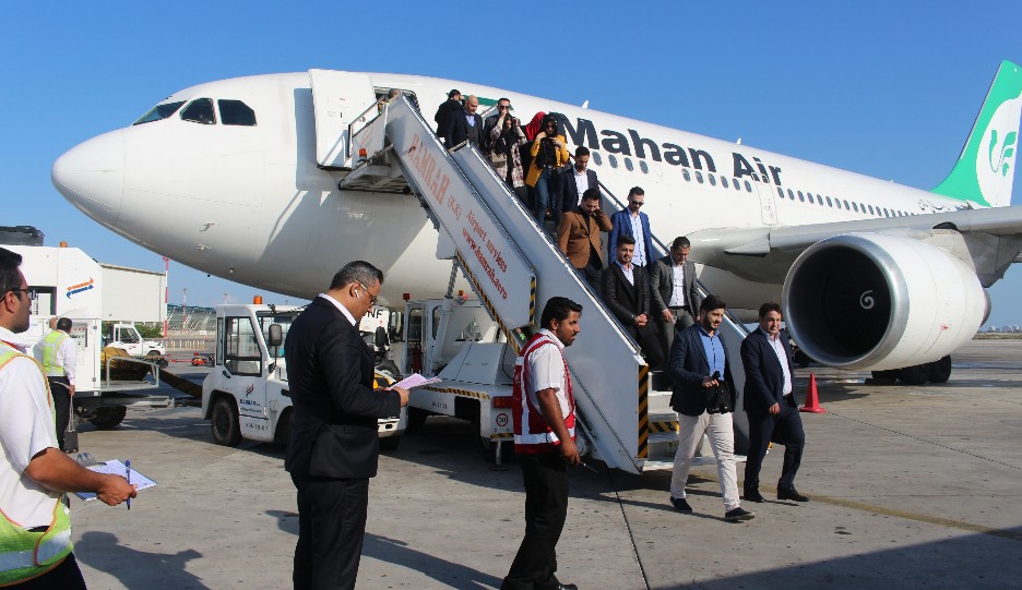 پرواز سلیمانیه در فرودگاه بین المللی کیش برای نخستین بار بر زمین نشست