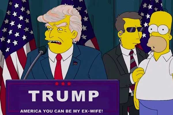 پیشگویی رازآمیز سیمپسون‌ها از ریاست ترامپ تا «کرونا»
