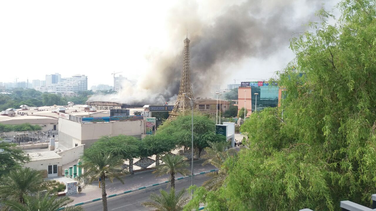 جزئیات حادثه آتش سوزی بازار پردیس یک کیش