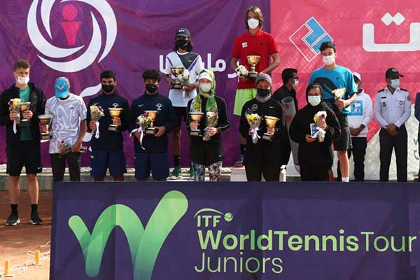 پایان تور تنیس زیر ۱۶ سال آسیا در کیش با معرفی نفرات برتر