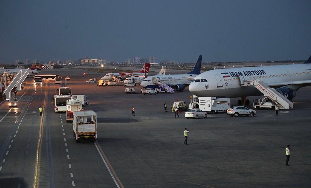 بازدید آهنگران و عرب در نخستین روز نوروز ۱۴۰۰ از فرودگاه بین المللی کیش